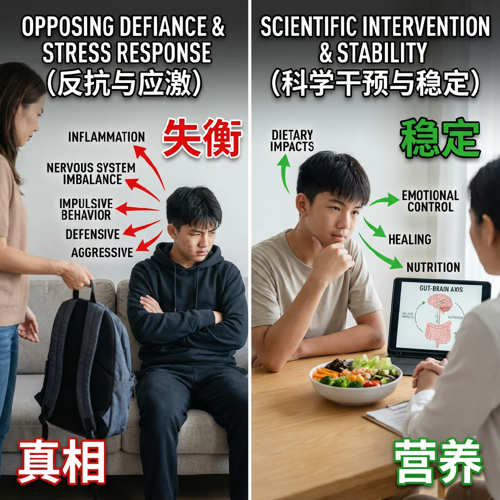 孩子专门跟你对着干？警惕“对立违抗障碍”：他的神经系统正在“发炎”