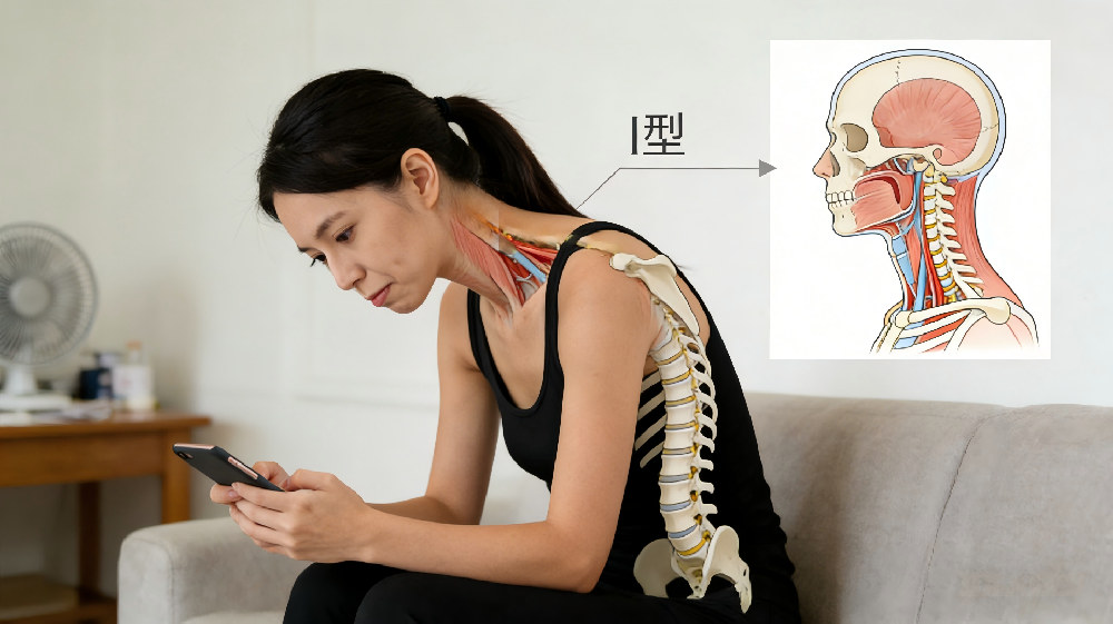 低头玩手机也会导致脸垮?颈椎曲度变直与面部筋膜层(SMAS)下垂的解剖学关联