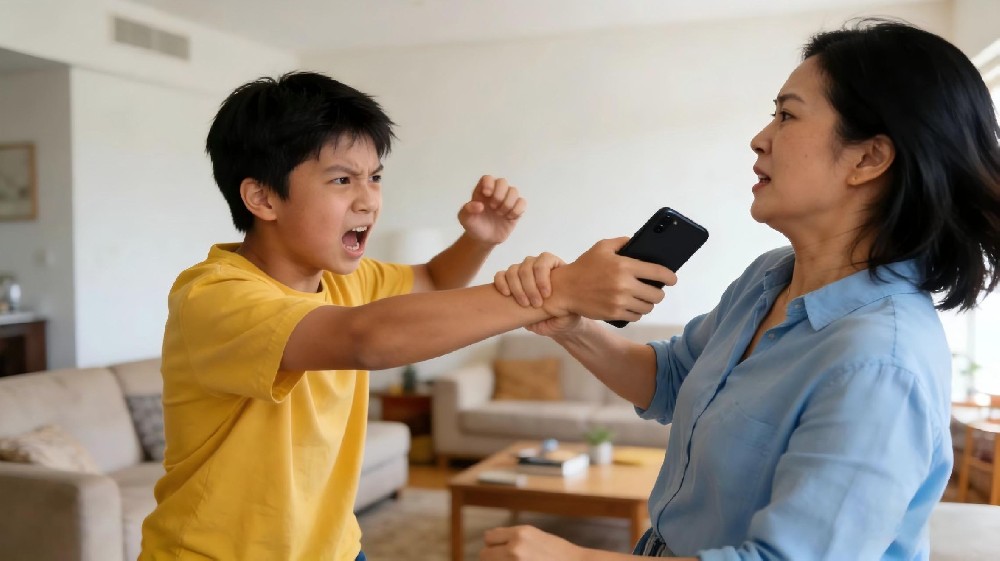 千万别抢走孩子的手机!和之时剖析屏幕暴怒,温顺的孩子会瞬间变成野兽?
