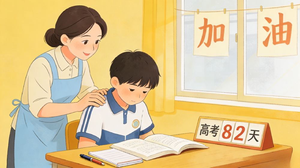 和之时:距高考还有82天,你家是战场还是加油站