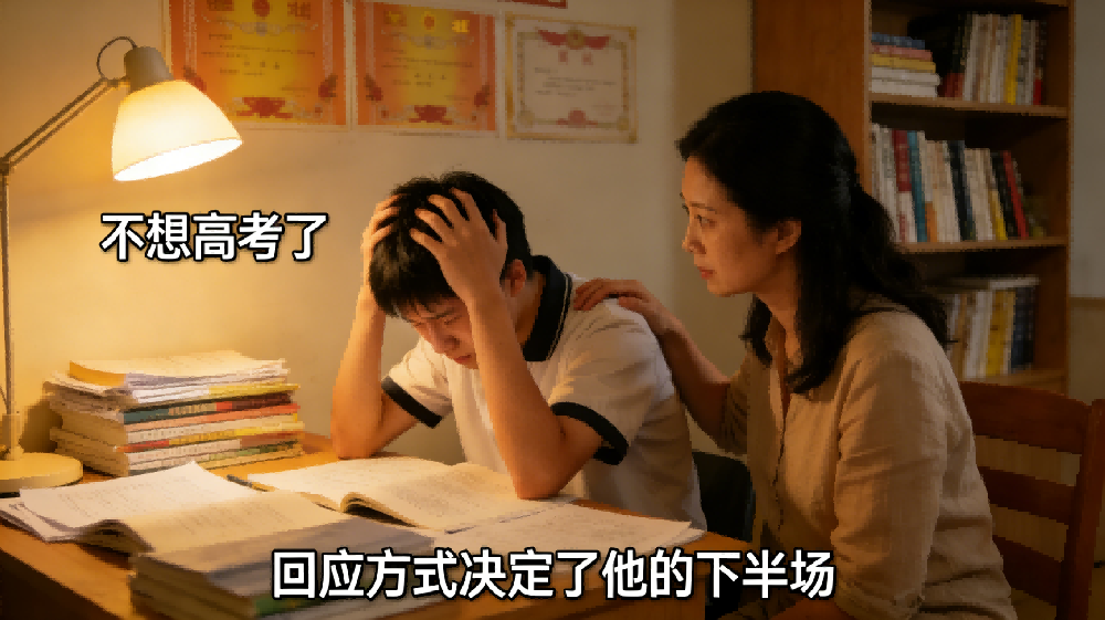 和之时:孩子说不想考了,你的回应方式决定了他的下半场
