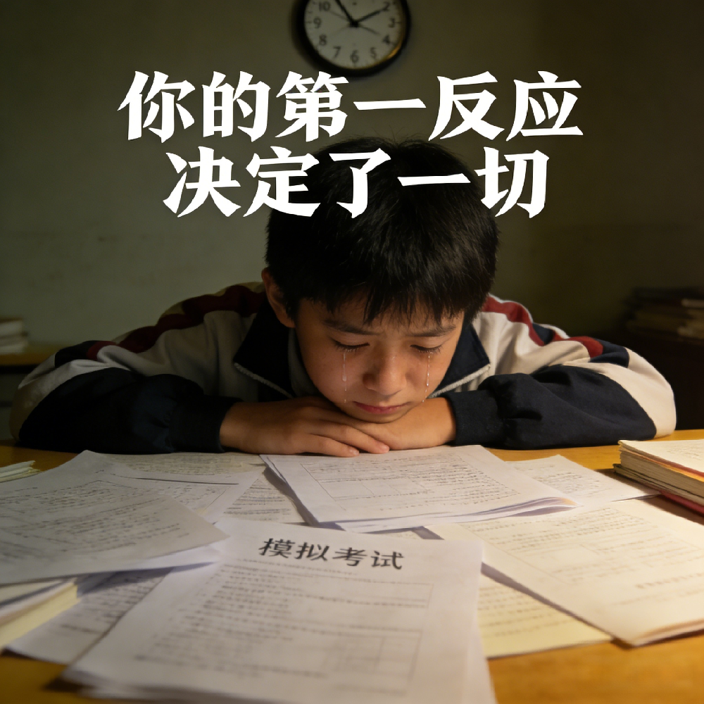 和之时:孩子模拟考崩,你的第一反应决定一切