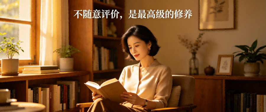 和之时:不随意评价他人,藏着顶级语言修养