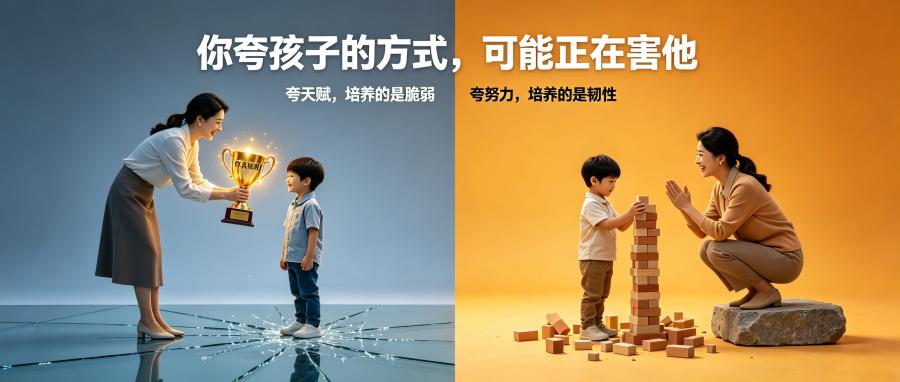 和之时:你夸孩子的方式,可能正在害他
